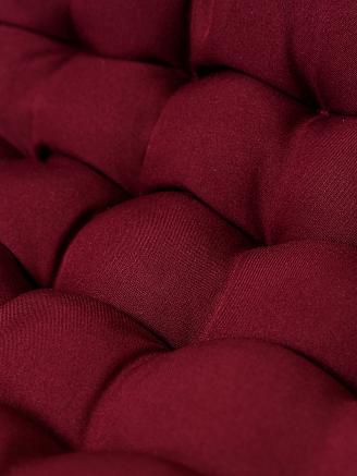 Подушка на стул со спинкой / Бордовый