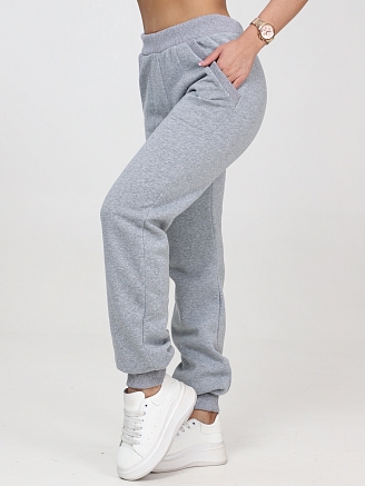 Женские брюки БФ-218 / Серый меланж