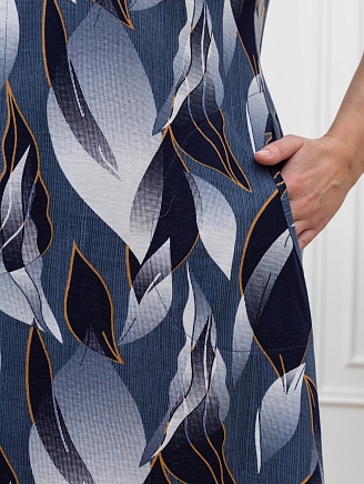 Женский халат Хомли / индиго