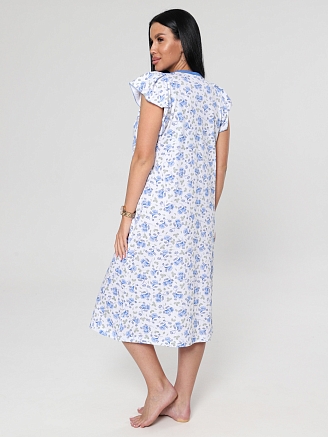 Женская ночная сорочка М-003 / Голубой