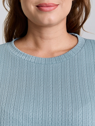 Женский костюм Материя-2 / серо-голубой