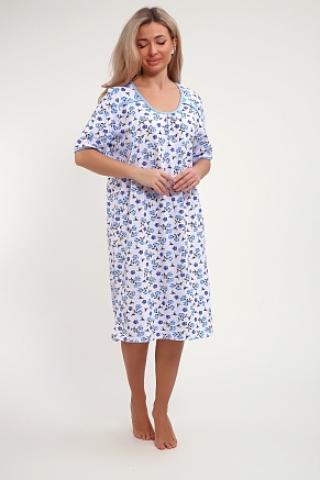 Женская ночная сорочка 51199 / голубой