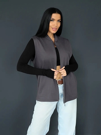 Женский жилет 2247/1 / Серый