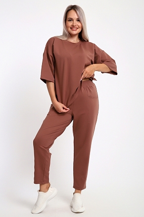 Женский костюм 651 / Шоколадный