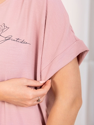 Женский костюм мод.2182/2 / Розовая пудра