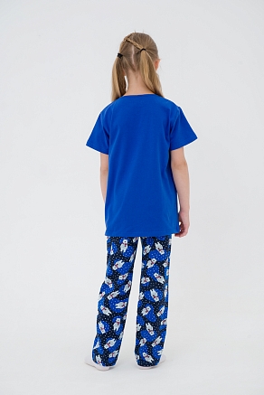 Детская футболка из кулирки / Василёк