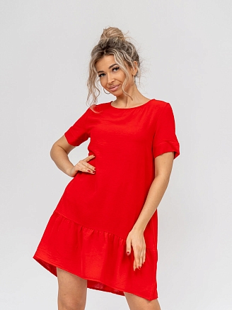 Женское платье мод.1425/9 / Красный