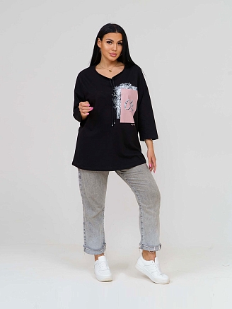 Женская туника мод.1714 / Черный