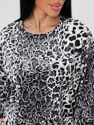 Женский костюм К-82(В) / Серый (леопард)