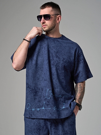 Мужской комплект "Винтаж" (бриджи) 2327-К / Синий