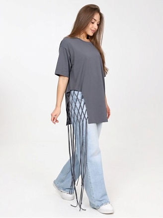 Женская футболка ДО-134.02 / Графит