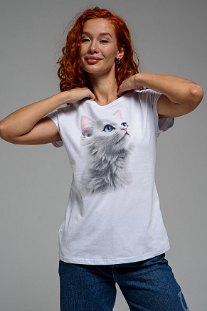 Женская футболка 7030 / взгляд