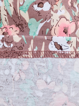 Женский халат Рейна / коричневый