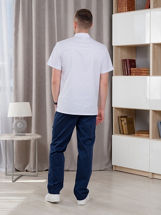 Брюки медицинские мужские М-750А Элит-145