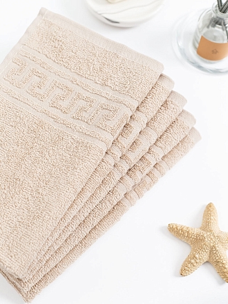 Полотенце махровое г/к Узбекистан 380 гр/м2 / 022-бежевый