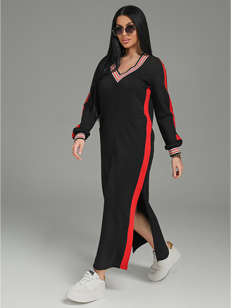 Женское платье Дебора / Черно-красный