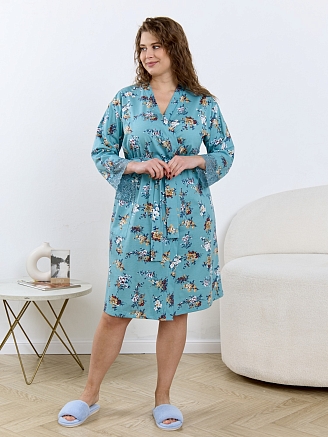 Женский халат Айрис-3 Х-769 / голубой