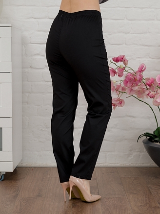 Брюки медицинские женские однотонные М-305-124 Элит-145 / Стрейч