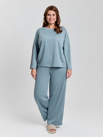 Женский костюм Материя-1 / серо-голубой