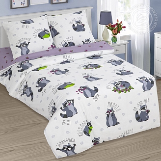 Детское постельное белье поплин арт.912 Енотики