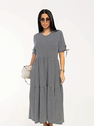 Женское платье мод.1872/12 / Черный