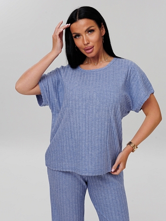 Женский костюм К-214 (Каш) / Синий