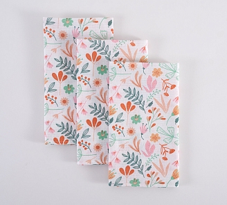 Набор вафельных полотенец 3 шт. / Летняя сказка