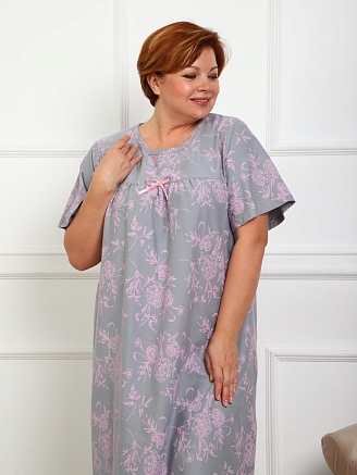 Женская сорочка Мариам / серый