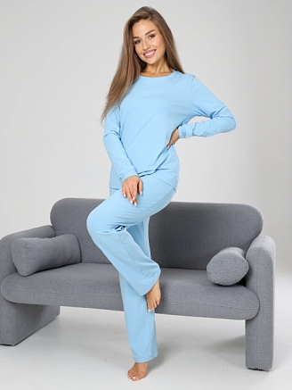 Женская пижама П-147.01 / голубой
