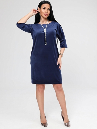 Женское платье Дарвиния / темно-синий