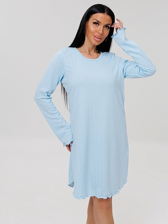 Женская сорочка Сор-109(Трк) / Голубой