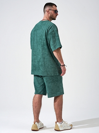 Мужской комплект "Винтаж" (бриджи) 2327-К / Зеленый