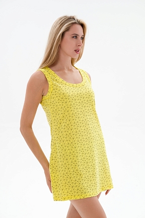 Женская сорочка Машенька / Лимонный