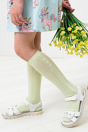 Детские гольфы Незабудка (набор 2 пары) / салатовый