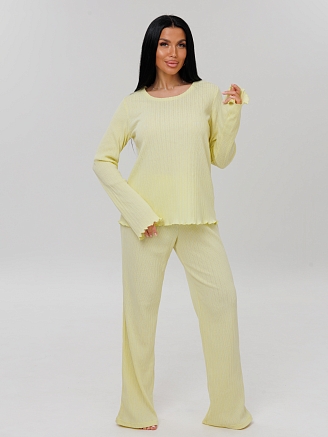 Женская пижама П-104(Риб) / Желтый