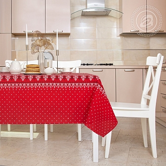 Скатерть рогожка / Народные узоры