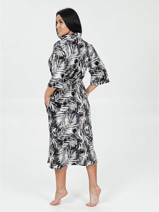 Женский халат Любаша / Листья