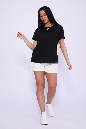 Женская футболка 33603 / черный