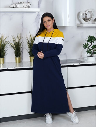 Женское платье Хадижа / Горчица