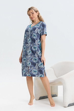 Женский халат 37002 / синий