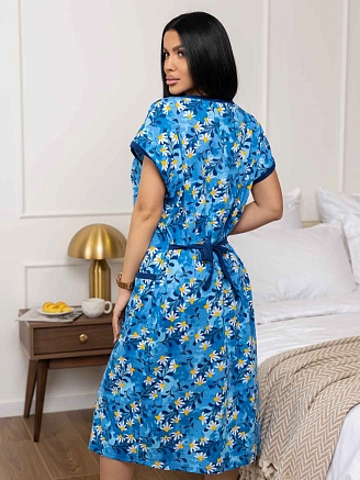 Женский халат мод.1472/11 / Синий