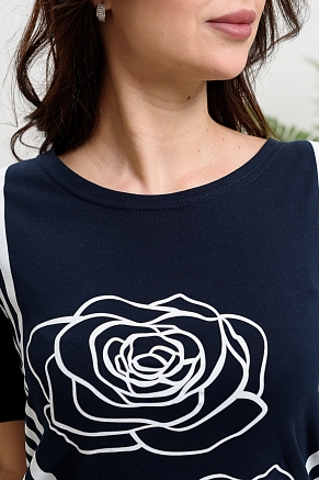 Женская туника 9228 / темно-синий