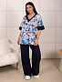 Женский костюм мод.2188 / Голубой