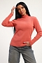 Женская водолазка 74721 / терракотовый