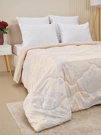 Одеяло "Лебяжий пух" сатин-жаккард / Золото