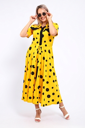 Женское платье 39059 / желтый