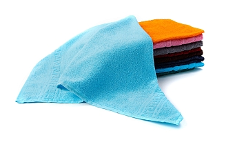 Полотенце махровое г/к Узбекистан 380 гр/м2 / 502-ярко-голубой