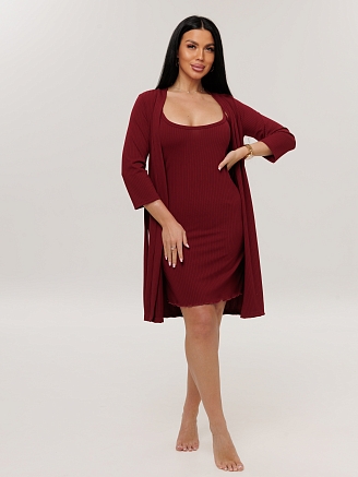 Женский комплект Сор-16(Л) + Х-16(Л) / Бордовый