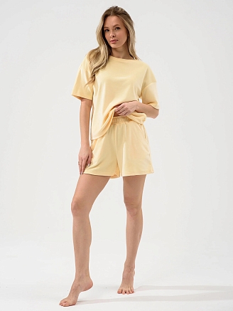 Женский костюм "Милана" (шорты) 2158-В / Желтый