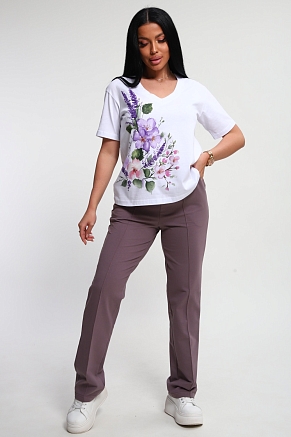 Женский костюм 74725 / корица